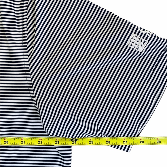 PETER MILLAR Men’s Large Polo Shirt Striped - Picture 7 of 12